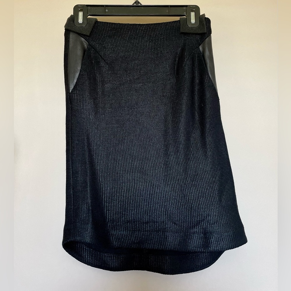 Rag&Bone midi skirt with leather-trimmed pockets